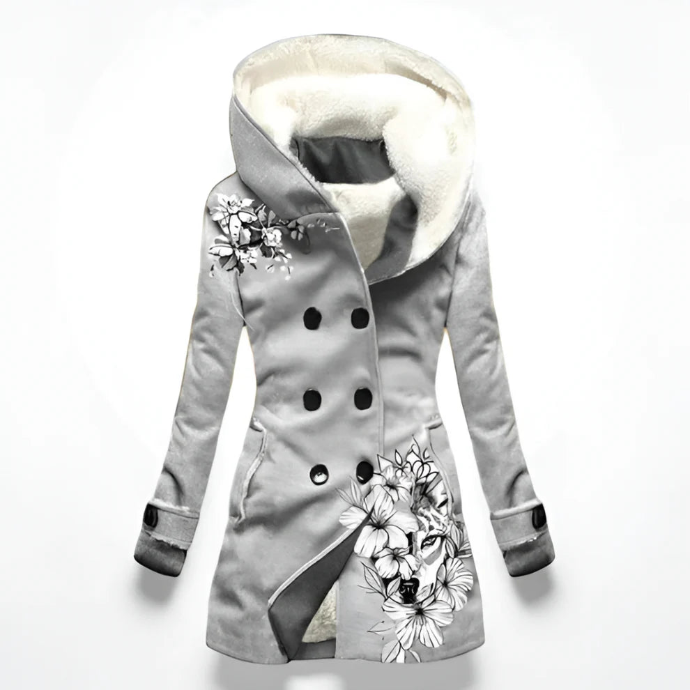 Women's double-breasted winter coat – women