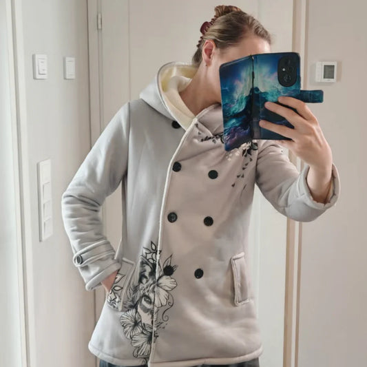 Women's double-breasted winter coat – women