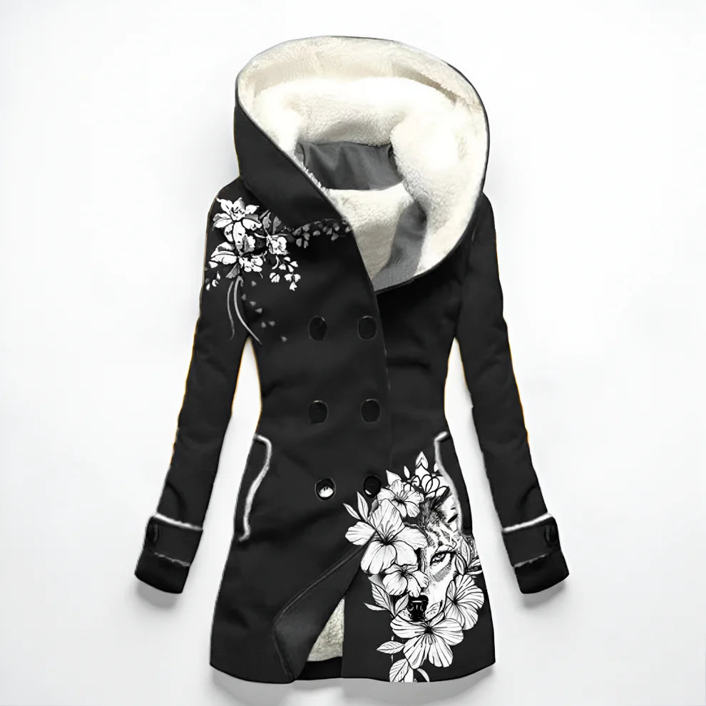 Women's double-breasted winter coat – women