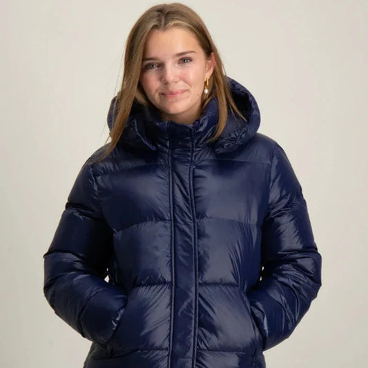 Women’s winter puffer jacket ultralight with hood – women