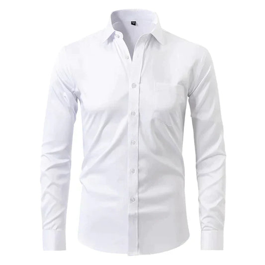 Braony classic men's long-sleeved shirt – modern slim fit