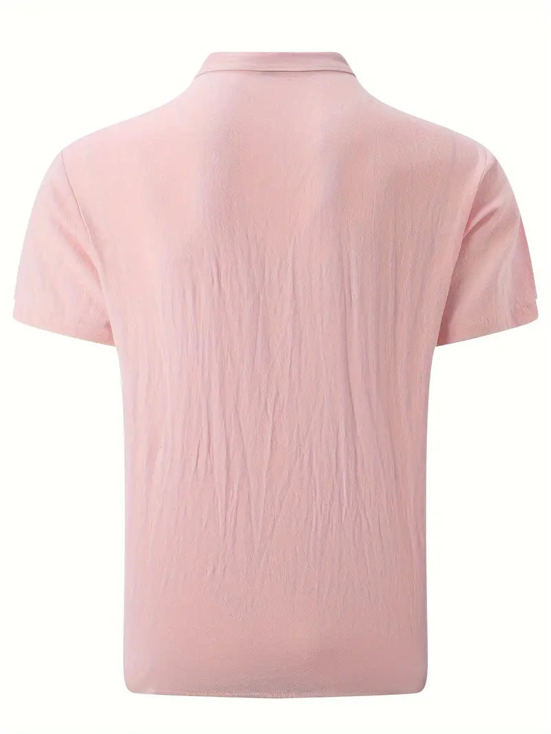 NIMA casual overhemd met korte mouwen voor heren