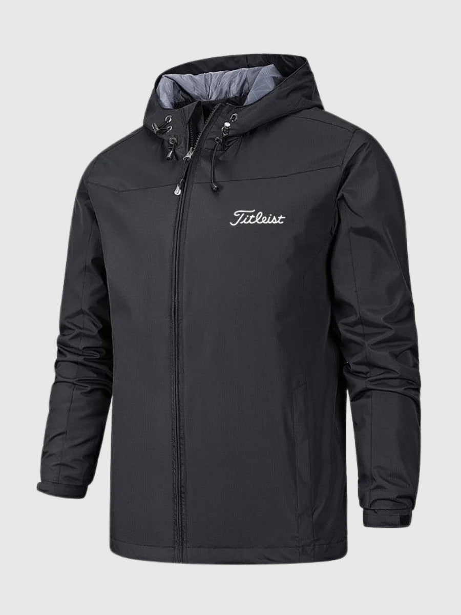 Men's outdoor jacket with zipper – sporty transitional look