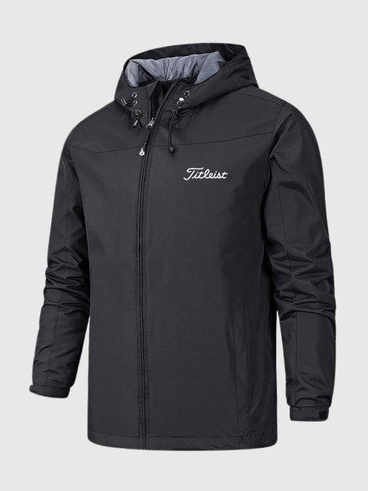 Men's outdoor jacket with zipper – sporty transitional look
