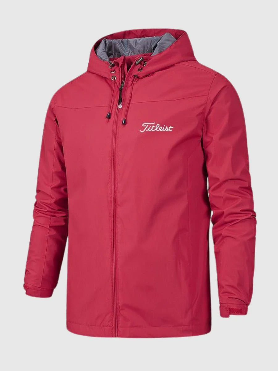 Men's outdoor jacket with zipper – sporty transitional look