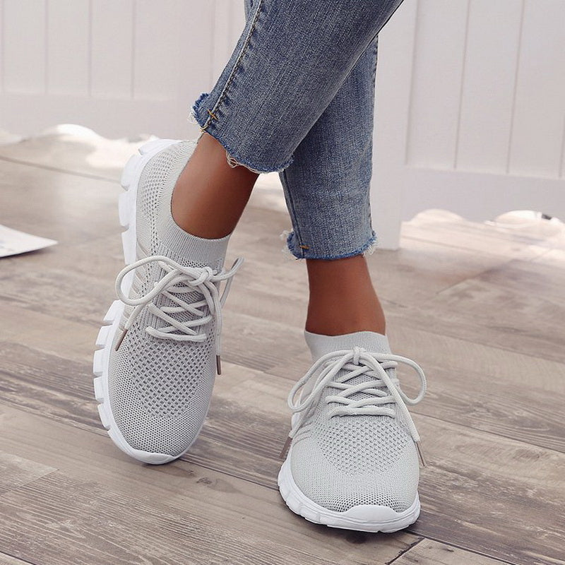 NIMA Dames Slip On Mesh Sportschoenen