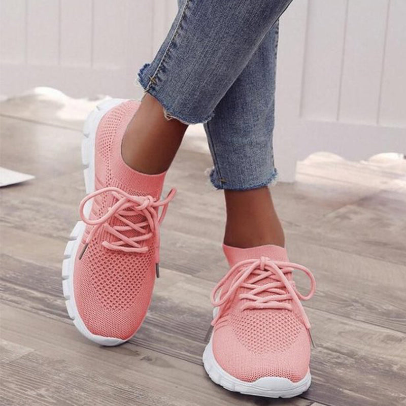 NIMA Dames Slip On Mesh Sportschoenen
