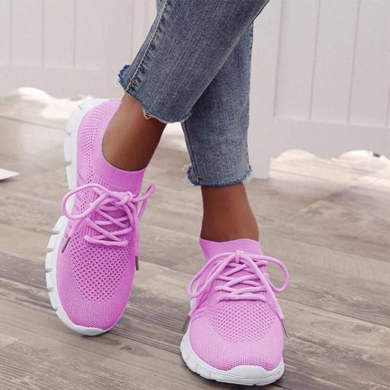 NIMA Dames Slip On Mesh Sportschoenen