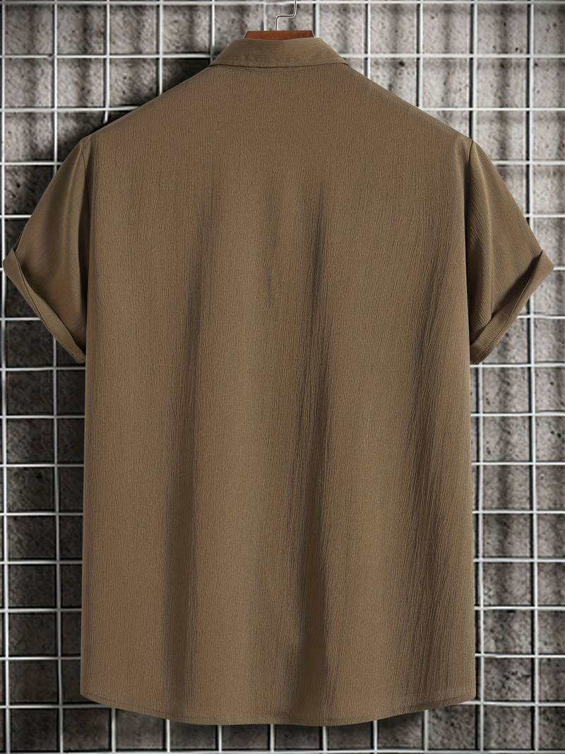 NIMA casual overhemd met korte mouwen voor heren