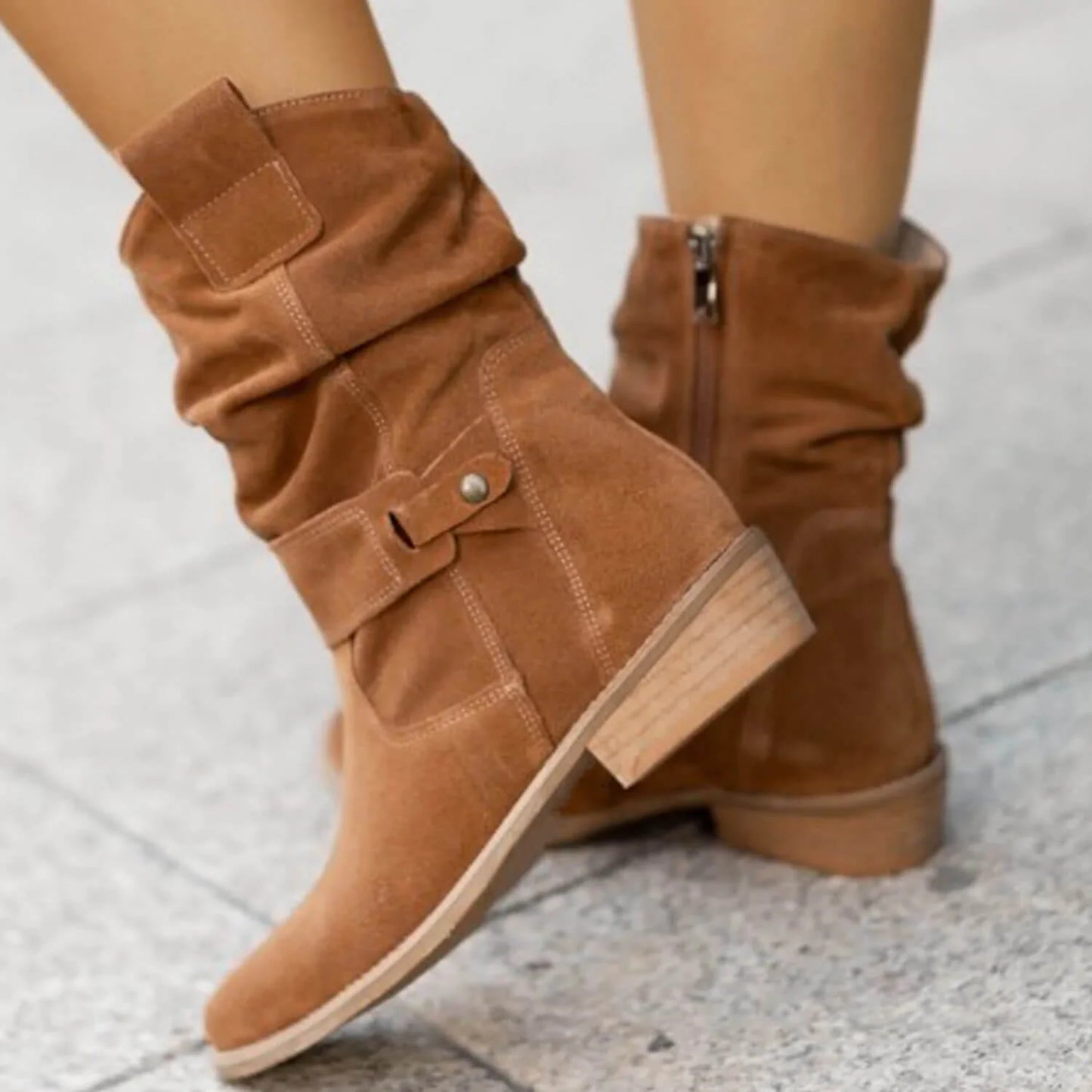 Lina suede boots – high-quality and comfortable for autumn/winter