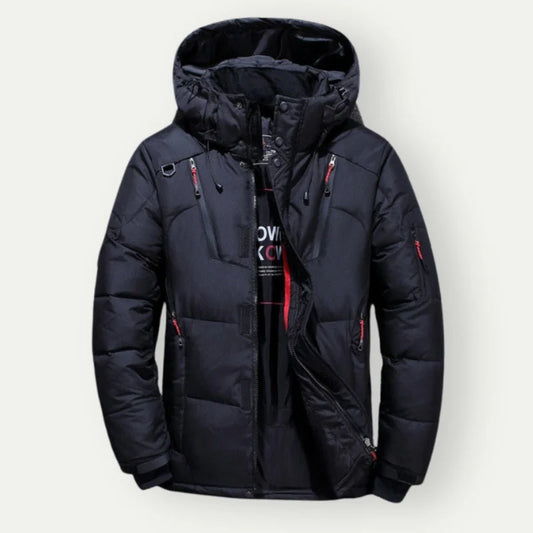 Jakob – warm quilted jacket with hood