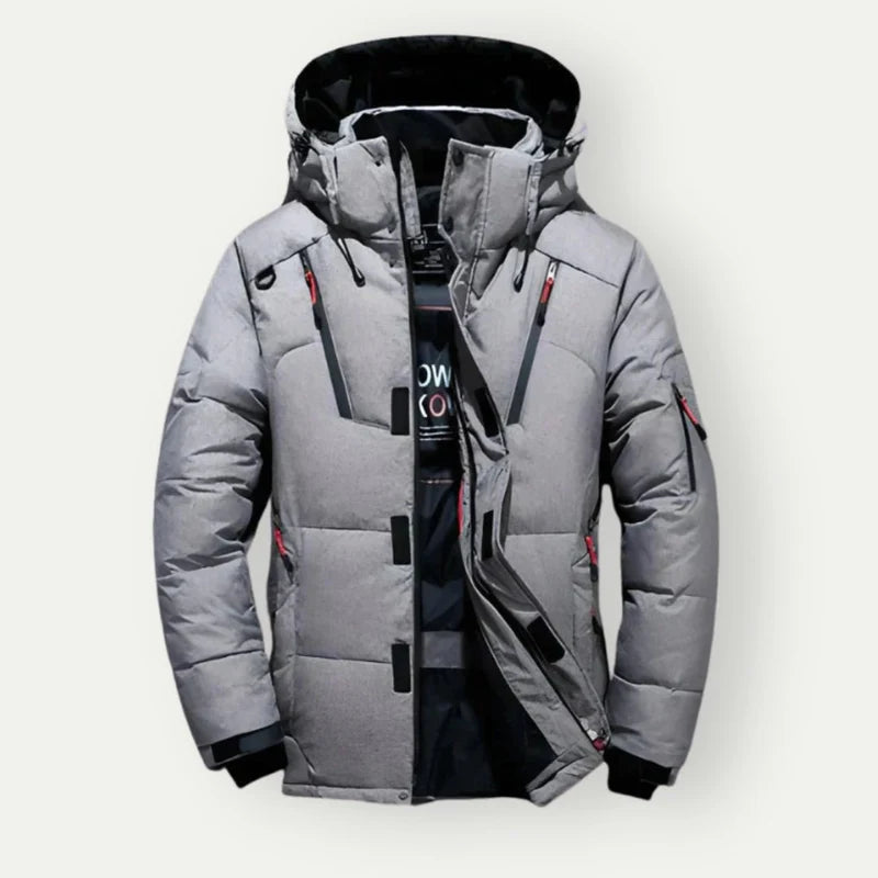 Jakob – warm quilted jacket with hood