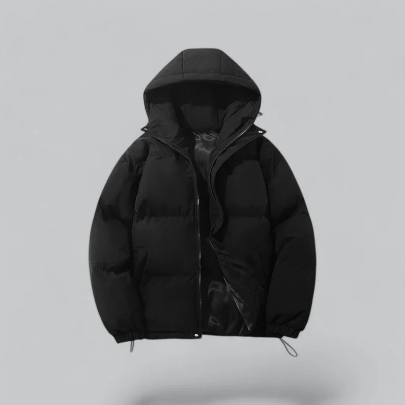 Katrin – warm parka with hood and weatherproof surface