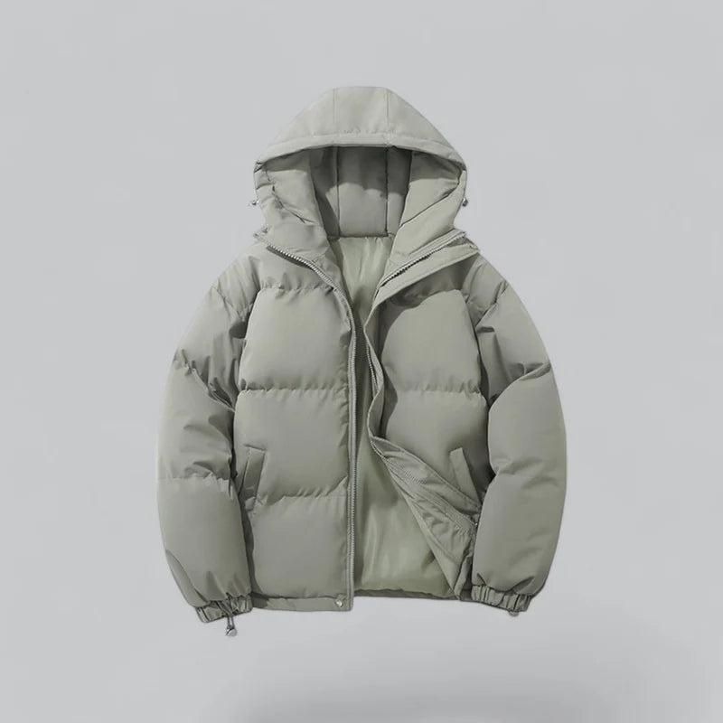 Katrin – warm parka with hood and weatherproof surface