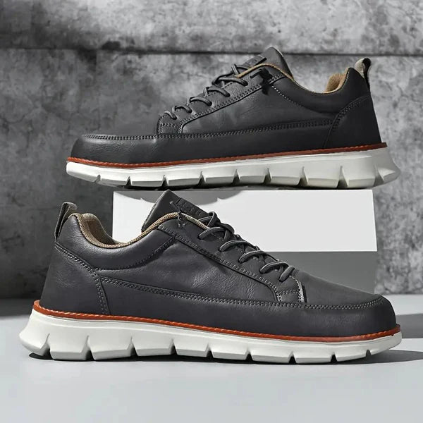 Manfred – classic leather sneakers with comfortable soles