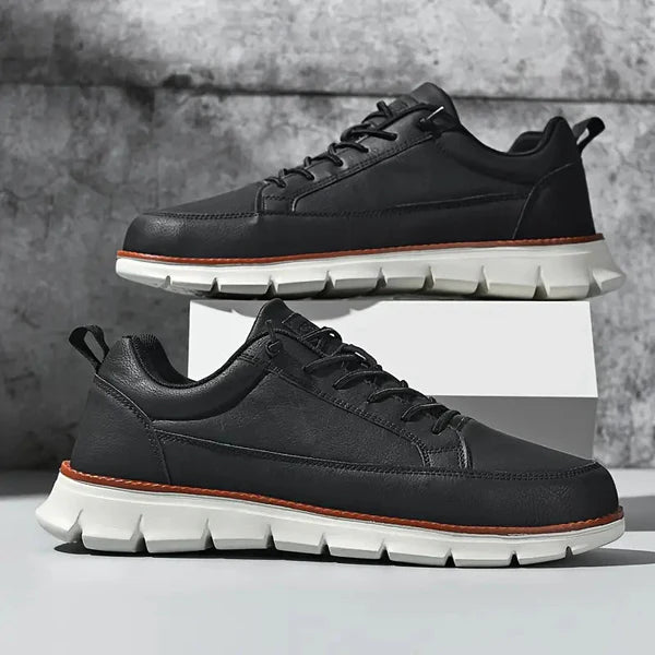 Manfred – classic leather sneakers with comfortable soles