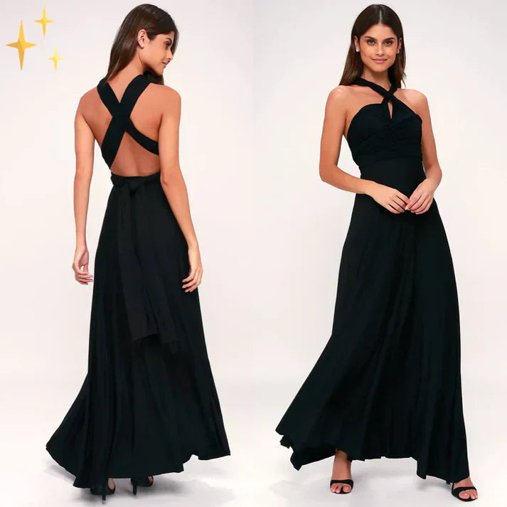 NIMA Elegante jurk in een veelzijdige wikkel-look