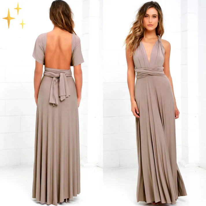 NIMA Elegante jurk in een veelzijdige wikkel-look