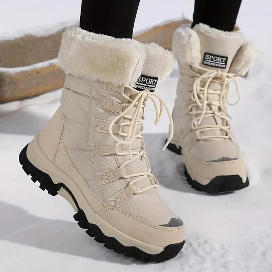 Traudl – waterproof winter boots with non-slip treaded soles