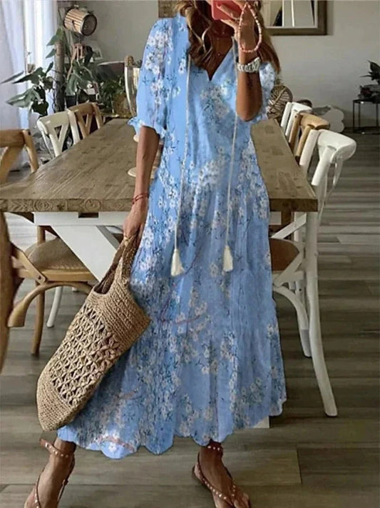 NIMA Lange bohemien jurk